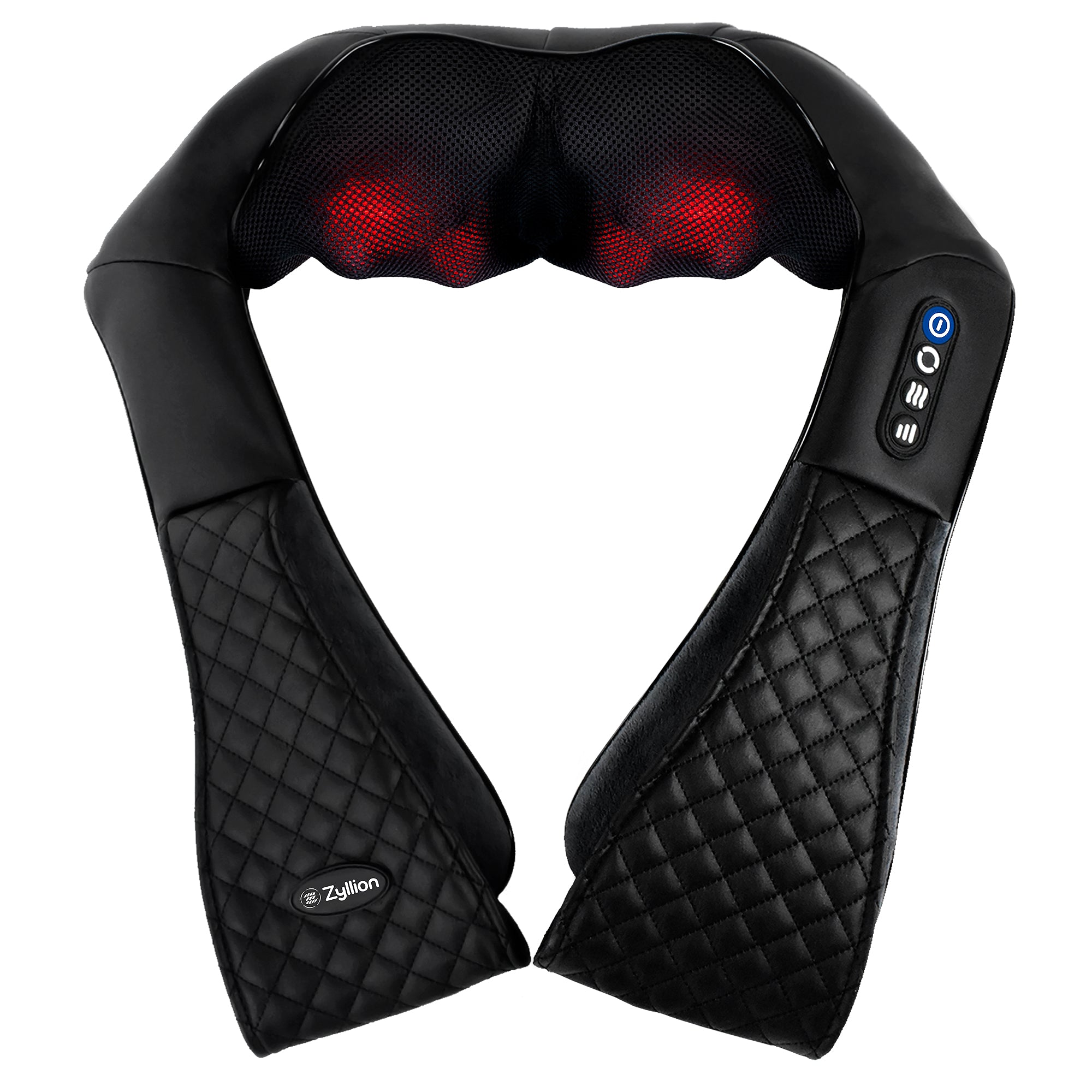 Zyllion Shiatsu Back and Neck Massager Pillow with Heat for Muscle