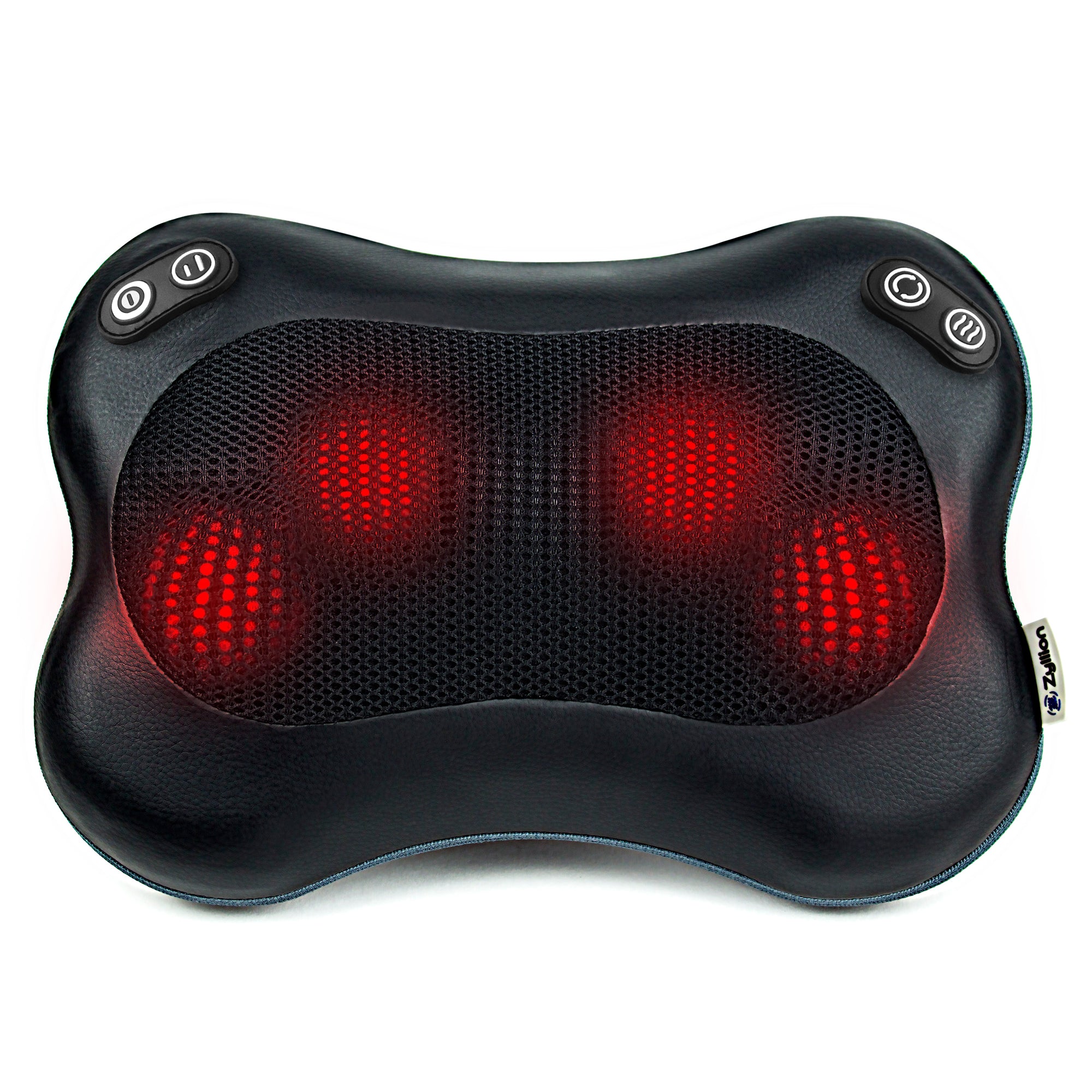 Zyllion Shiatsu Back and Neck Massager Pillow with Heat and Custom