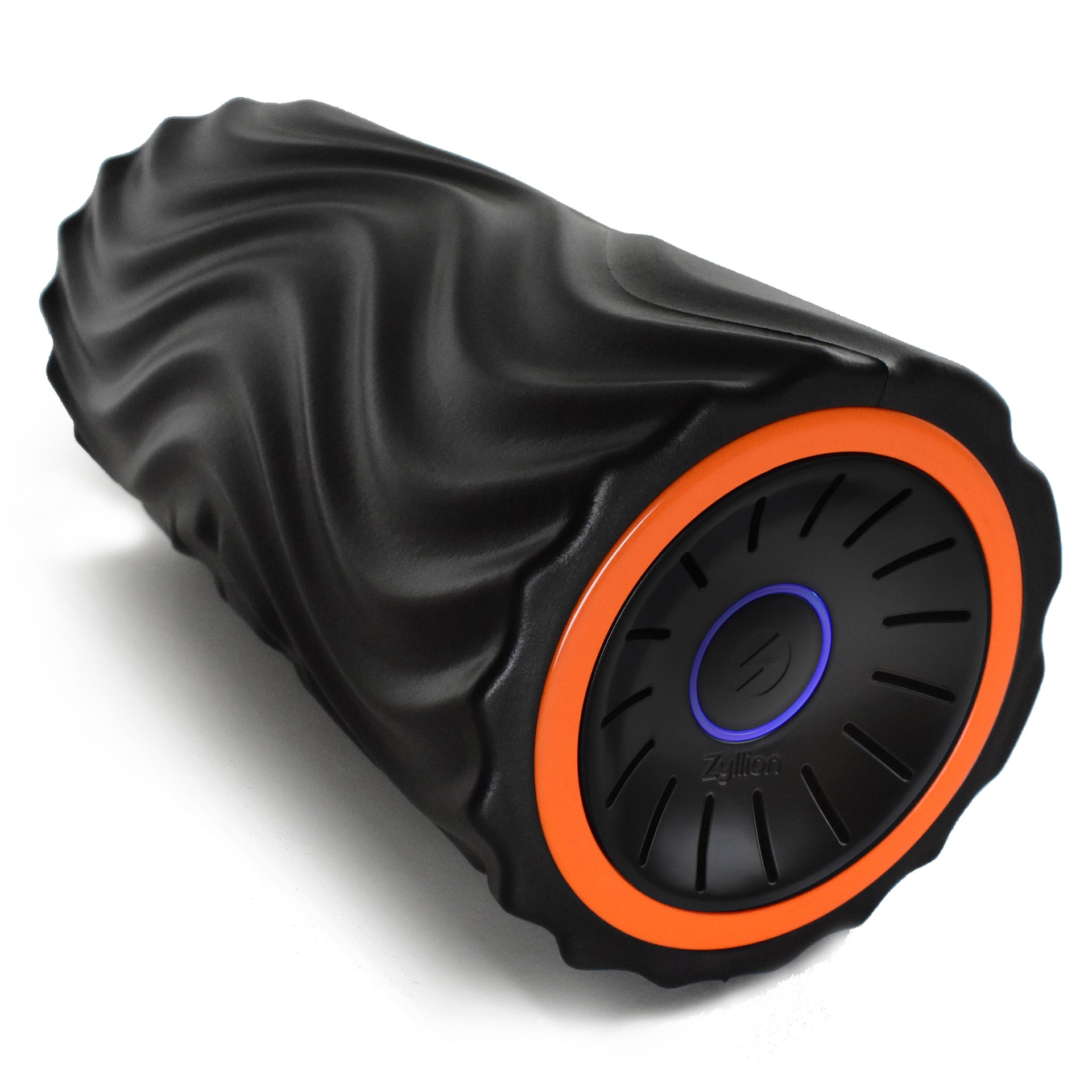 Zyllion Rechargeable Vibrating Foam Roller with 4 Intensity Levels and 3 High Density Surfaces (ZMA-22) - Black/Orange Zyllion Rechargeable Vibrating Foam Roller with 4 Intensity Levels and 3 High Density Surfaces (ZMA-22) - Black/Orange