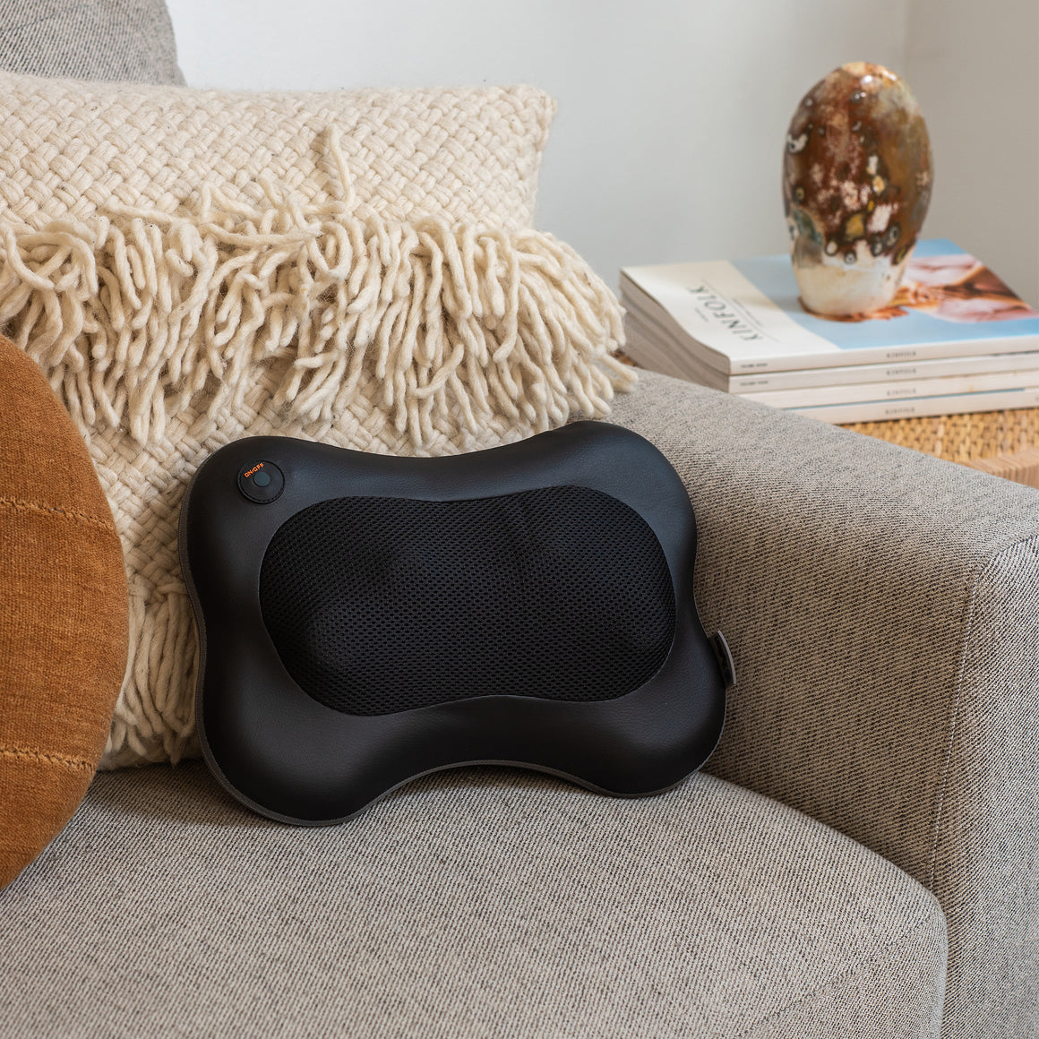 Zyllion Shiatsu Back and Neck Massager Pillow with Heat (ZMA-13)